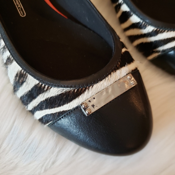 Rockport Total Motion Zebra Print Hidden Wedge 7.5 - Picture 3 of 8